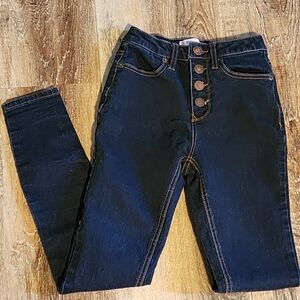 No Boundaries High Rise Dark Blue Jeans